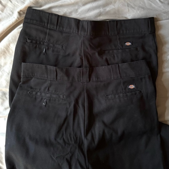 BUNDLE of 3 Dickies slim fit workwear pants uniform sz 10 restaurant skater 90s - Picture 3 of 3